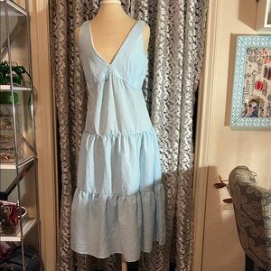 Light Blue Sleeveless Dress